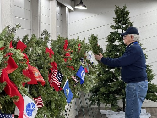 The POW/MIA wreath.